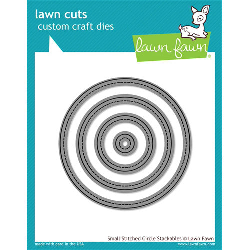 Lawn Fawn Die - Large Stitched Circles Stackables
