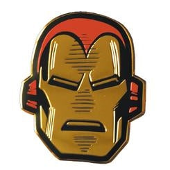 Marvel Licensed Heavy Duty Embossed Metal Sticker - Ironman Head (2.75"x3.125")