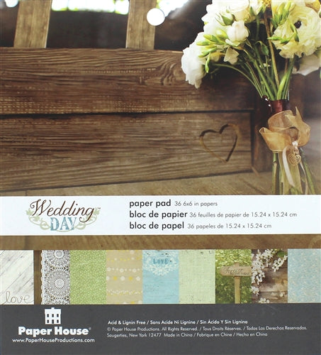 Paper House - Paper Pad - Wedding Day (6 x 6)