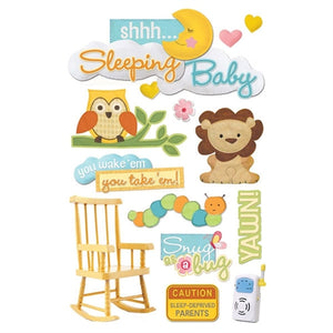 Paper House - 3D Stickers - Sleeping Baby