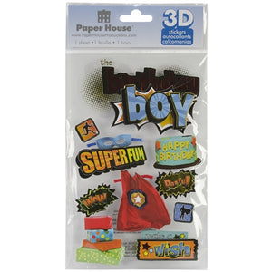 Paper House - 3D Stickers - Birthday Boy