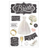 Paper House - 3D Stickers - The Bride