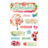 Paper House - 3D Stickers - Bridesmaid