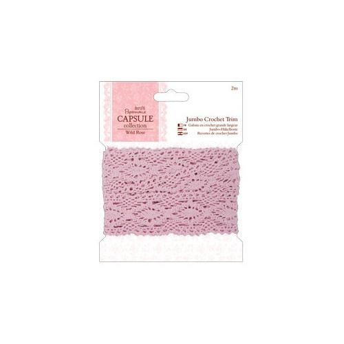 Papermania - 2m Jumbo Crochet Trim - Capsule Collection - Wild Rose