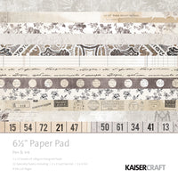 Kaisercraft Pen & Ink Collection - 6.5x6.5" Paper Pad