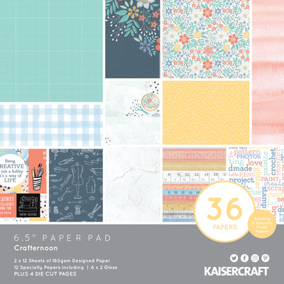 Crafternoon 6.5 Paper Pad
