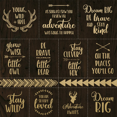 Kaisercraft Hide and Seek Collection - 12x12 Foil Adventure