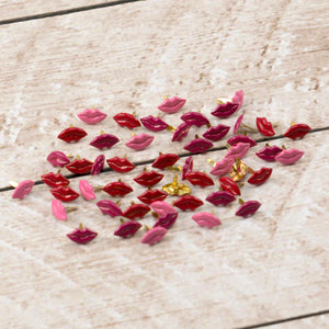 Paper Stud Luscious Lips Hot Colours Mix 50pk WH