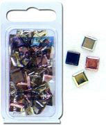 Paper Stud Square Medium Metallic Mix 100pk WH