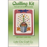 Lake City Craft - Quilling Kit - Birthday Card