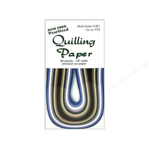 Lake City Craft - Quilling Paper - Pearlized (1/8 inch / 80 pkg)