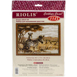 Riolis - Counted Cross Stitch Kit - Zebras In The Savannah
