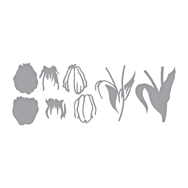 Spellbinders Shapeabilities Dies - Layered Tulips
