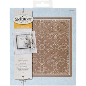 Spellbinders  - Nestabilities Card Creator Dies  - Lace And Frills (6 x 6 inches)