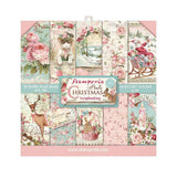 Stamperia 8x8" Paper Pad - Pink Christmas