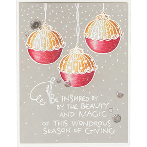 Spellbinders Cling Stamps - Dangling Ornaments