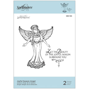 Spellbinders Cling Stamps - Joyful Season Angel