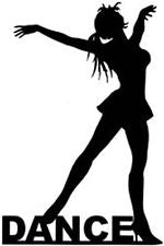 Scrapbook 101 - Laser Diecut Shape - Dance