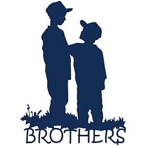 Scrapbook 101 - Laser Diecut Shape - Brothers