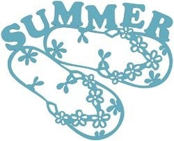 Scrapbook 101 - Laser Diecut Shape - Summer