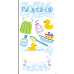 SandyLion Essentials Dimensional Stickers - Bath Time