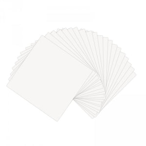 Sizzix - Paper Leather - White (6 x 6 inches) Sheets 20/Pkg