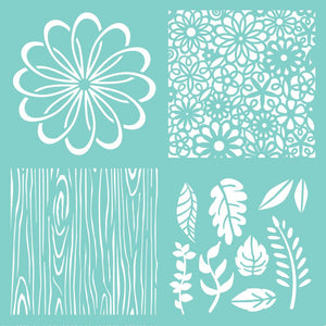 Kaisercraft - 12x12 Template - Flora Quarters