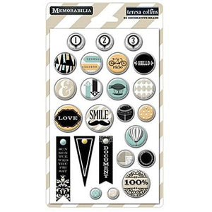 Teresa Collins Designs Memorabilia - Decorative Brads