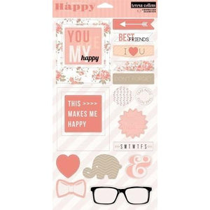 Teresa Collins Designs - You Are My Happy - Chipboard Elements