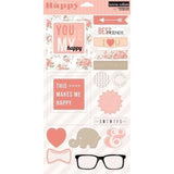 Teresa Collins Designs - You Are My Happy - Chipboard Elements