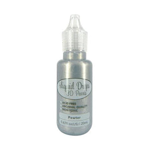Liquid Drops 3D Pearls - Pewter - Ultimate Crafts
