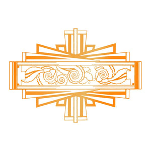 Ultimate Crafts - The Ritz - Art Deco Tag Hotfoil Stamp