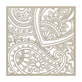 Ultimate Crafts - Paisley Background Chipboard (1pc) (95 x 95mm | 3.7 x 3.7in) WH