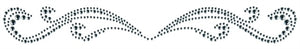 Want2Scrap - Eternal Swirl - Silver Rhinestones