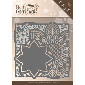 Find It Trading Jeanine's Art Cutting Die - Butterflies and Flowers Flowers Frame